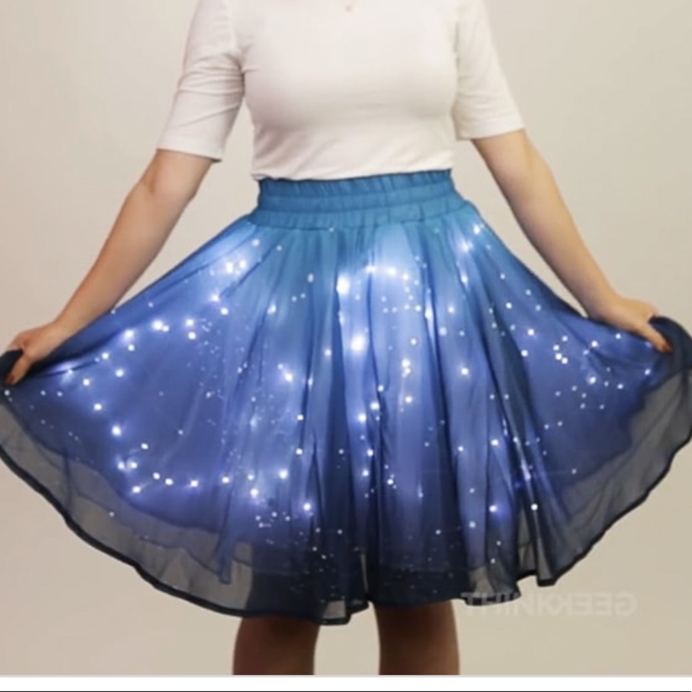 Light up constellation skirt